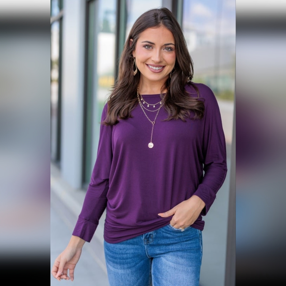 Zenana dolman sleeve top